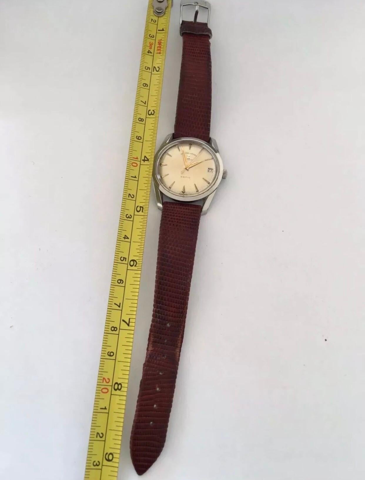 Edelstahl Favre-Leuba Geneve Datic Watch, 1960er Jahre für Damen oder Herren im Angebot