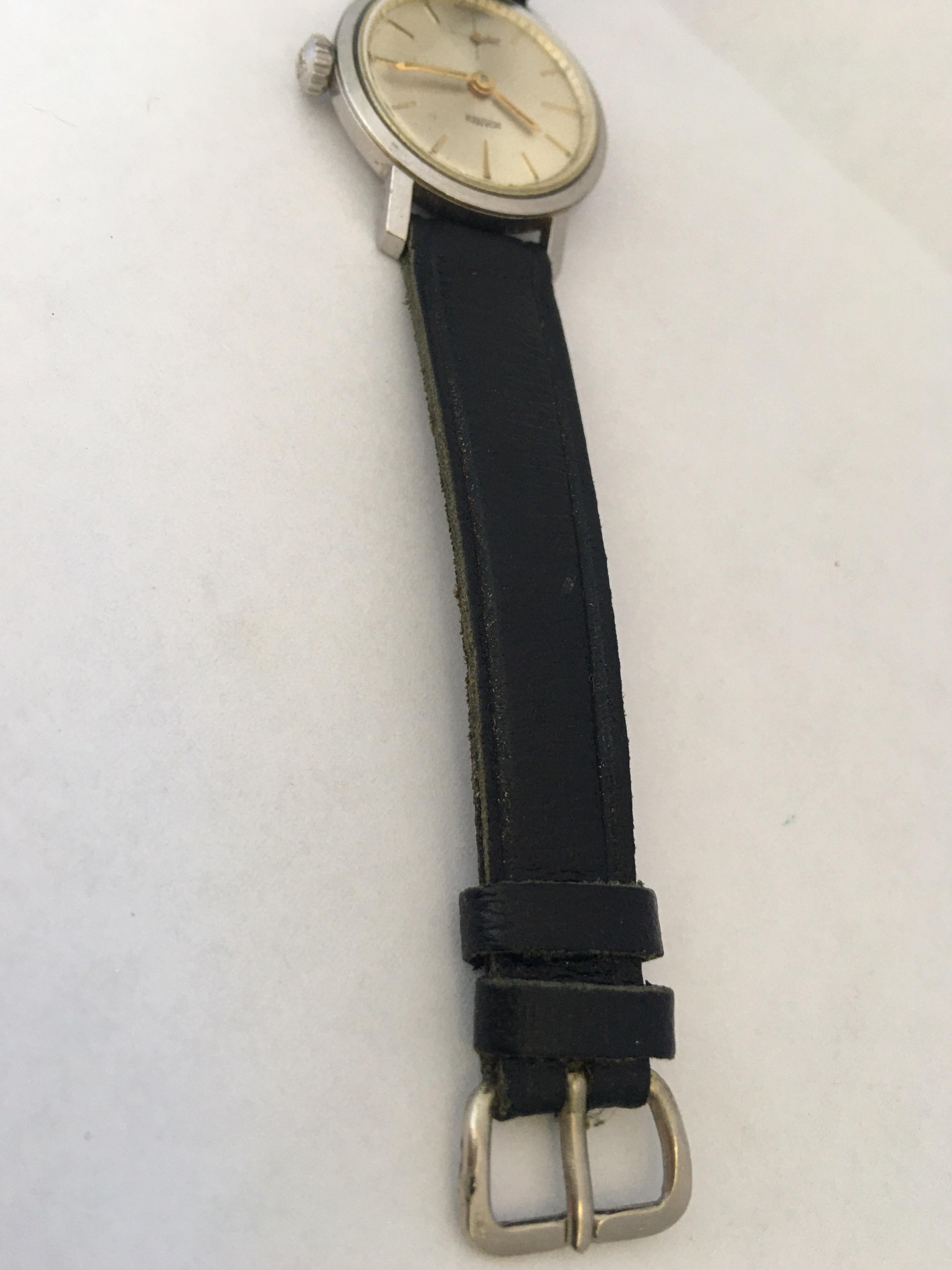 Vintage 1960s Stainless Steel Roamer Mechanical Ladies Watch In Good Condition For Sale In Carlisle, GB