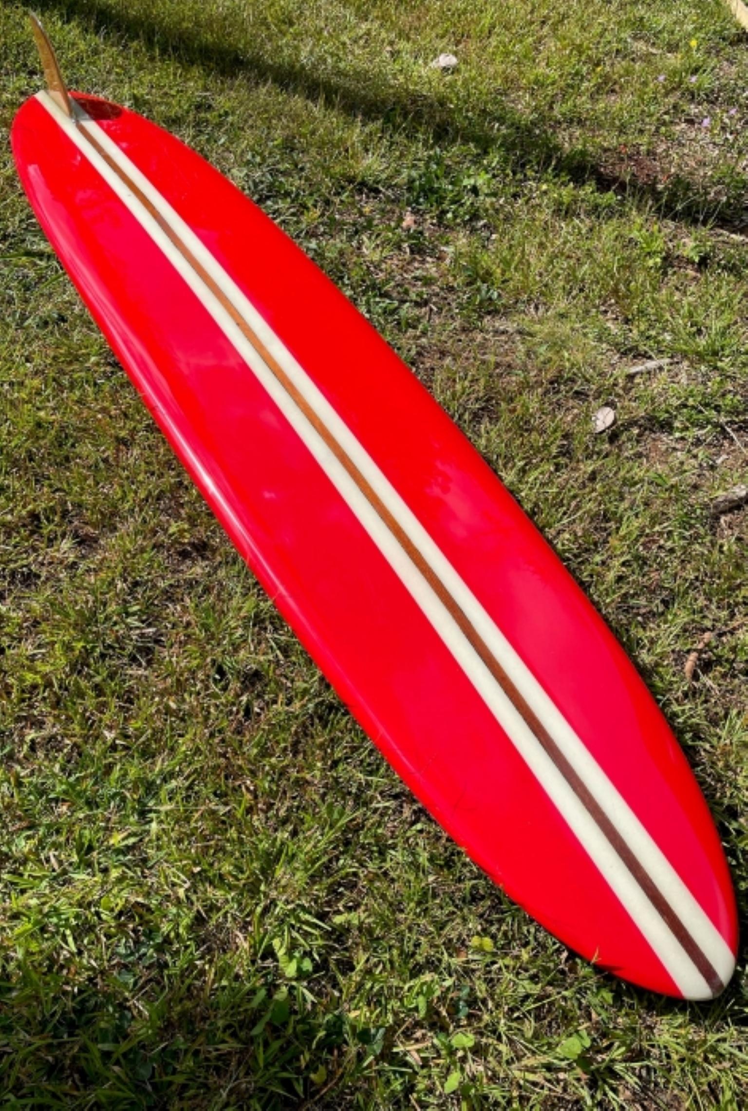 Vintage 1960s Stanley “Savage” Parks Personal Surfboard by Inter Island Surf In Good Condition In Haleiwa, HI