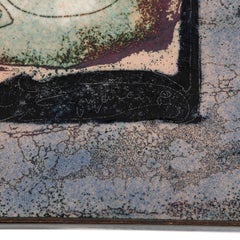 Vintage 1960s Steel Coffee Table with Enameled Top by Giorgio Musoni