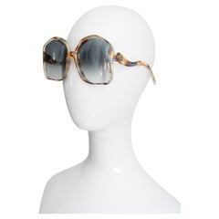 Vintage 1960's Sunglasses French Sunglasses Tortoiseshell Pattern Sunglasses