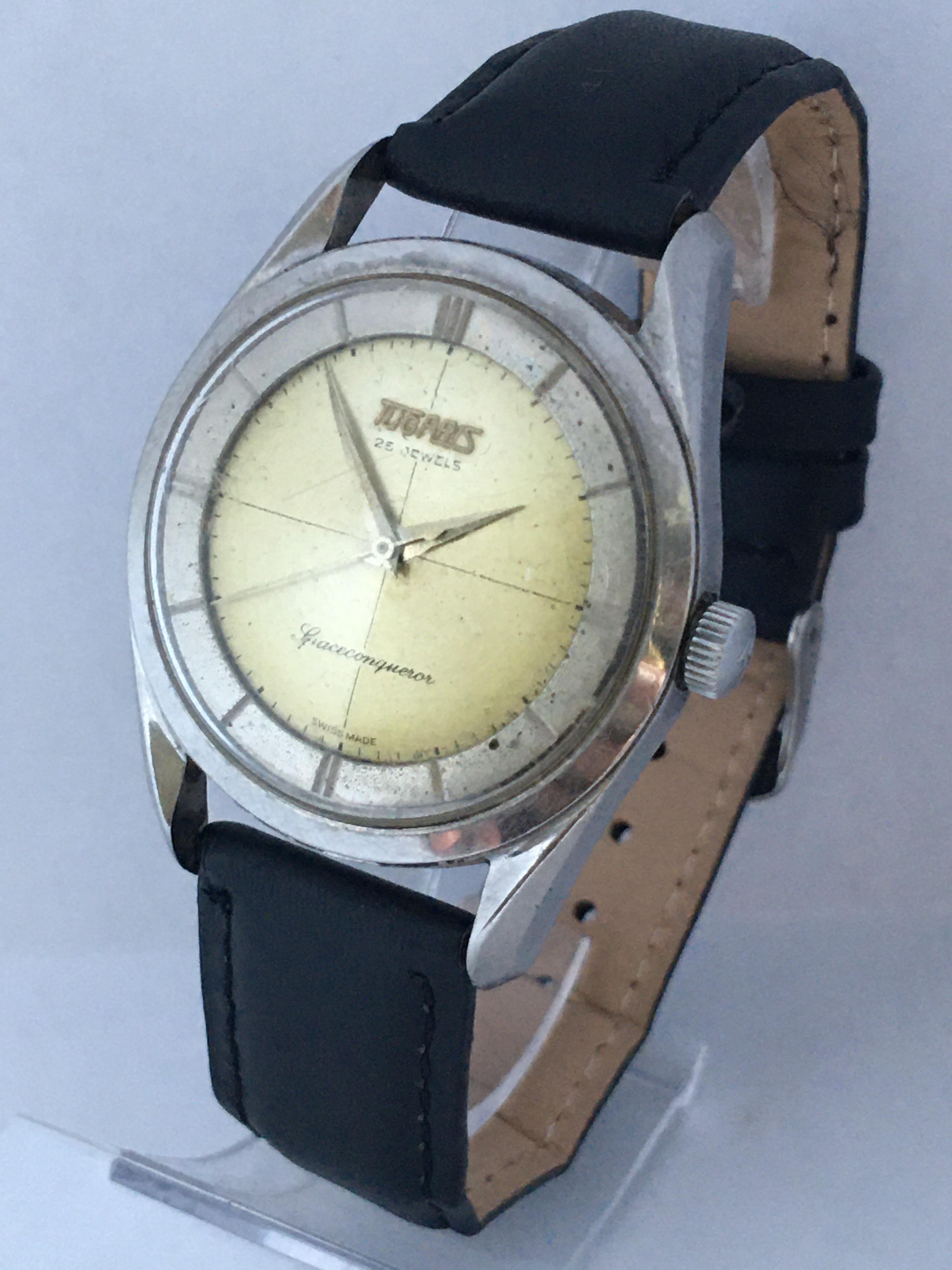 Vintage 1960s Swiss Automatic Watch In Good Condition In Carlisle, GB