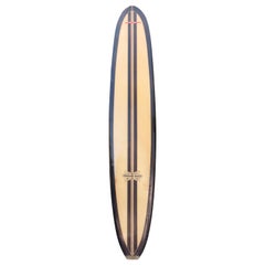 Vintage 1960s Tamarack Paisley Longboard Surfboard