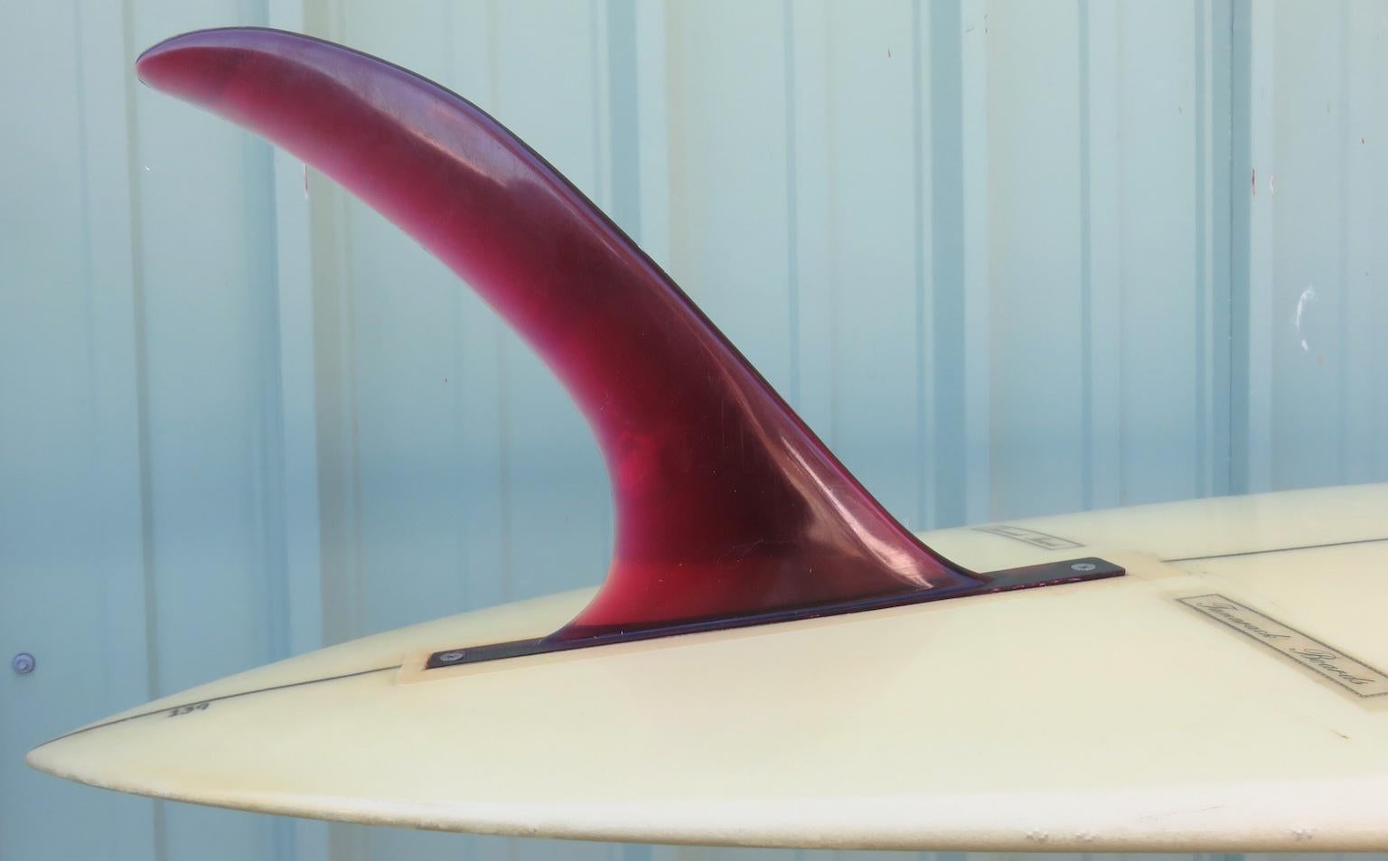 Vintage 1960s Tamarack Pintail Longboard Surfboard In Fair Condition In Haleiwa, HI