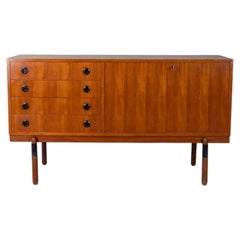Vintage 1960s teak wood sideboard, Italian design