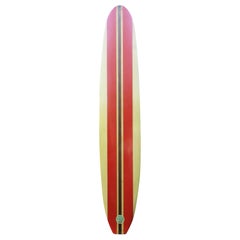 Vintage 1960s Ten Toes Classic Longboard Surfboard