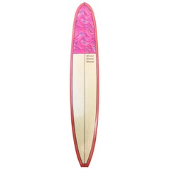 Vintage 1960s "The Personal" longboard surfboard by Mike Richardson