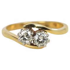 Vintage 1960s Toi et Moi Engagement Ring – 0.53ct Round Diamonds