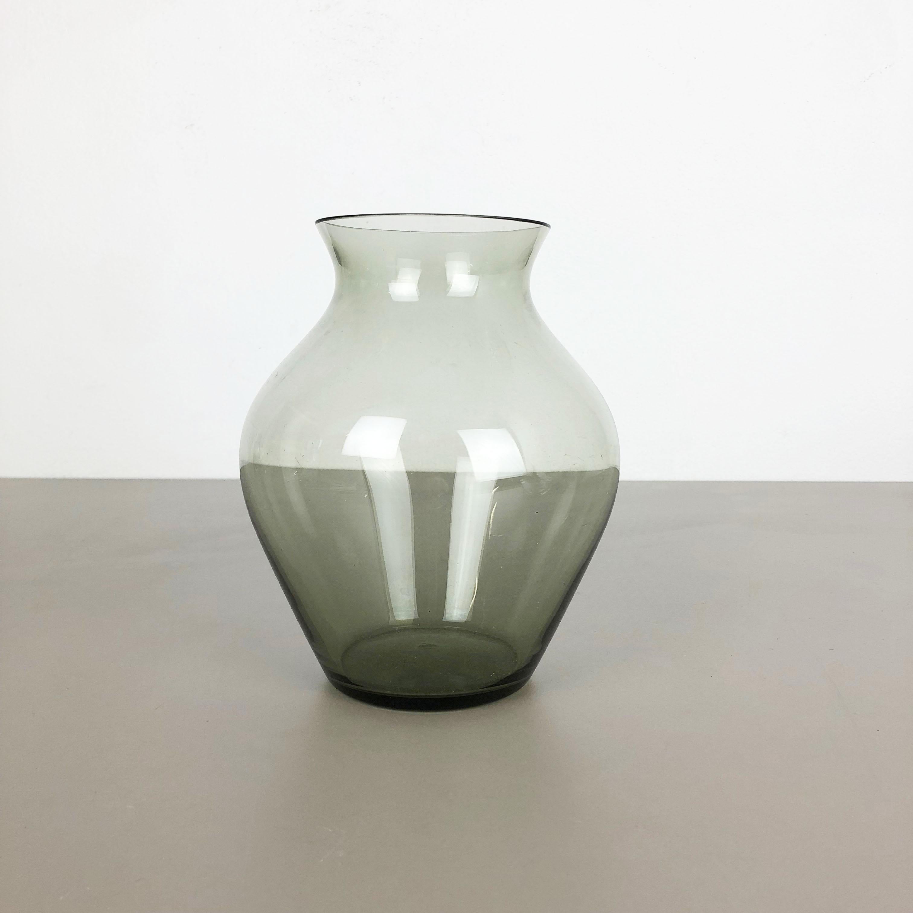 Mid-Century Modern Vintage 1960s Turmalin Vase by Wilhelm Wagenfeld for WMF, Germany Bauhaus For Sale