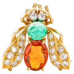Van Cleef & Arpels Broche abeille vintage des années 1960