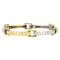 Vintage 1960s Van Cleef & Arpels Gold and Silver Bracelet