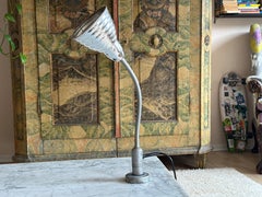 Vintage 1960s Velux Industrial Magnetic Lamp with Flexible Neck