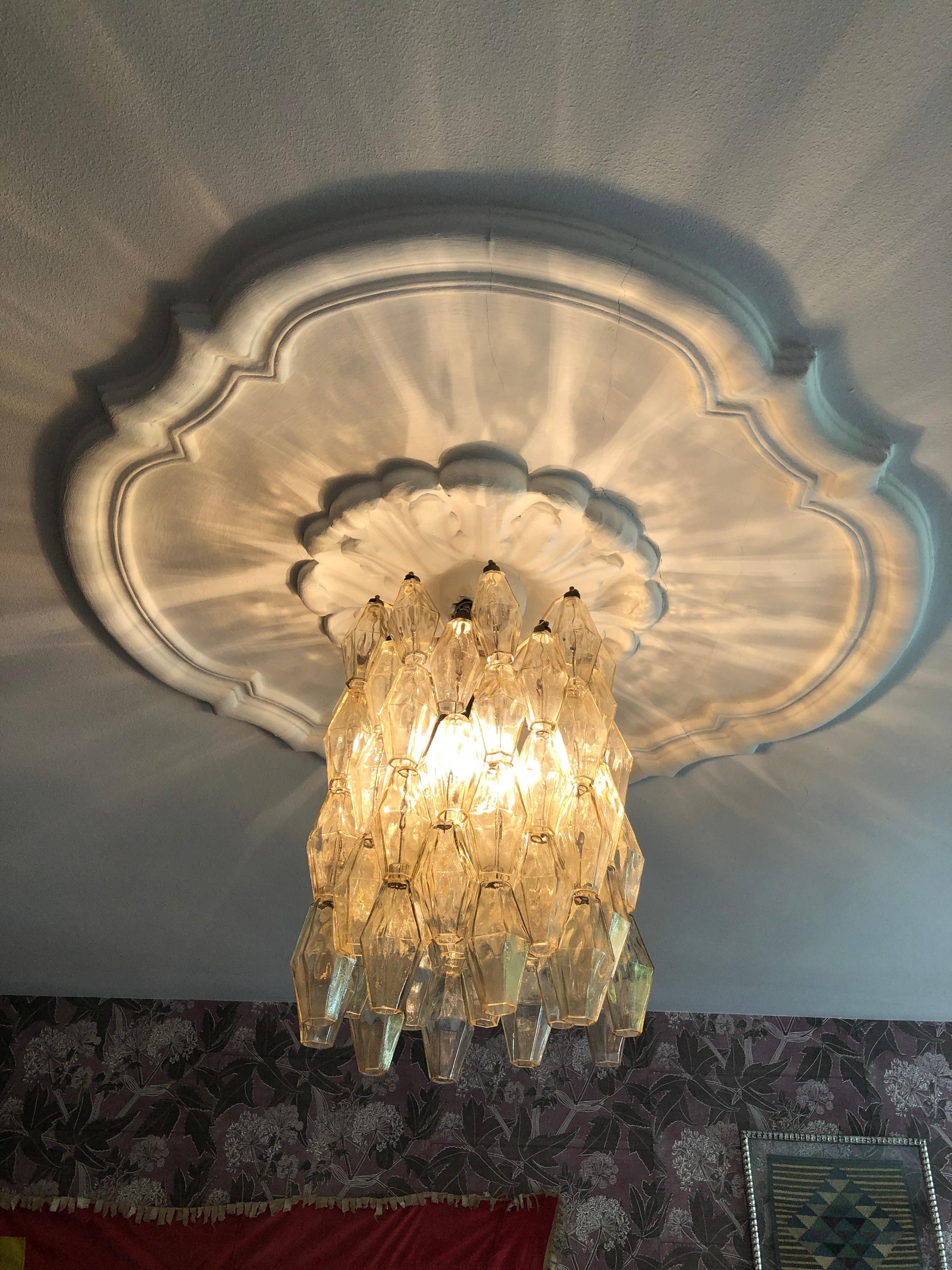 champagne colored chandelier