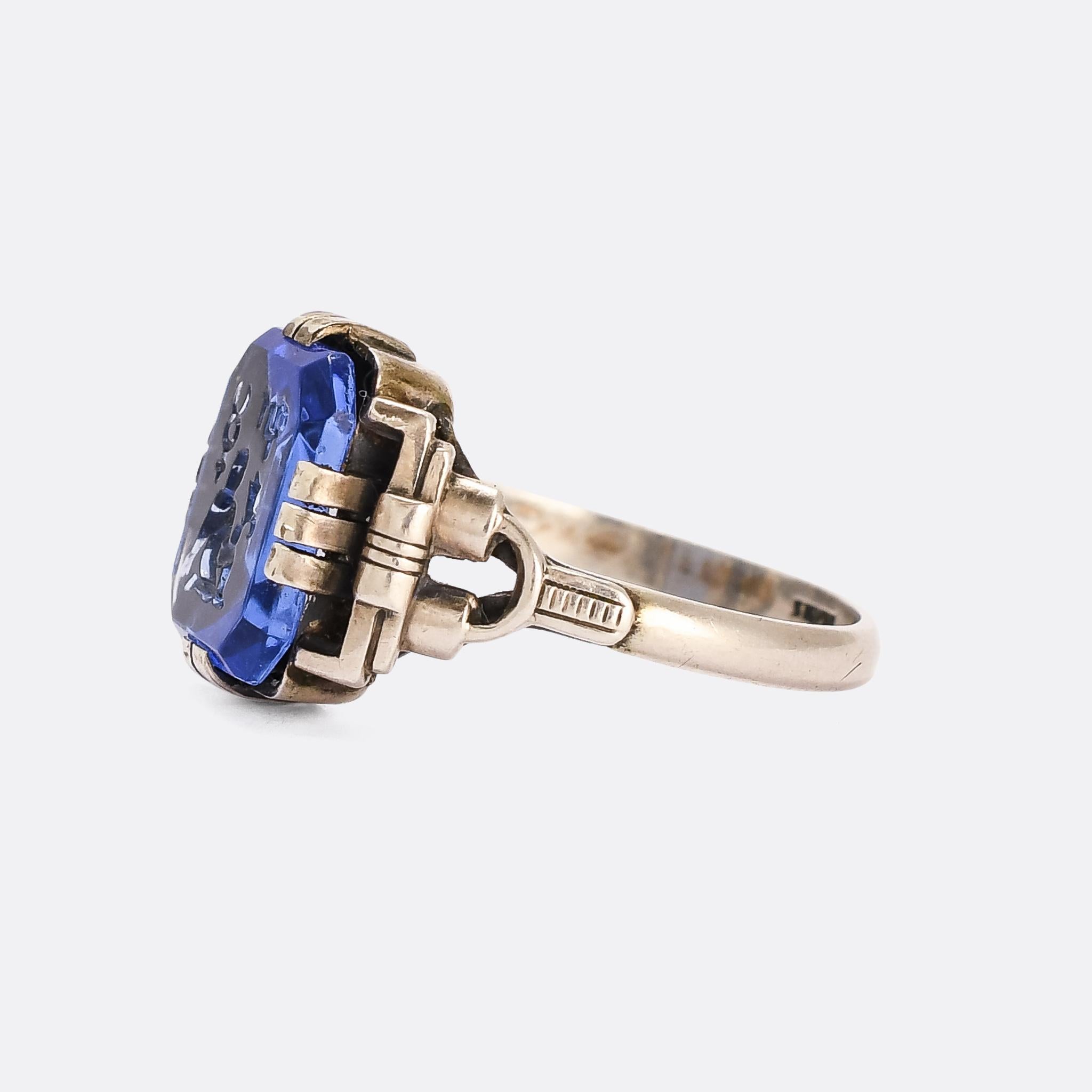 virgo signet ring