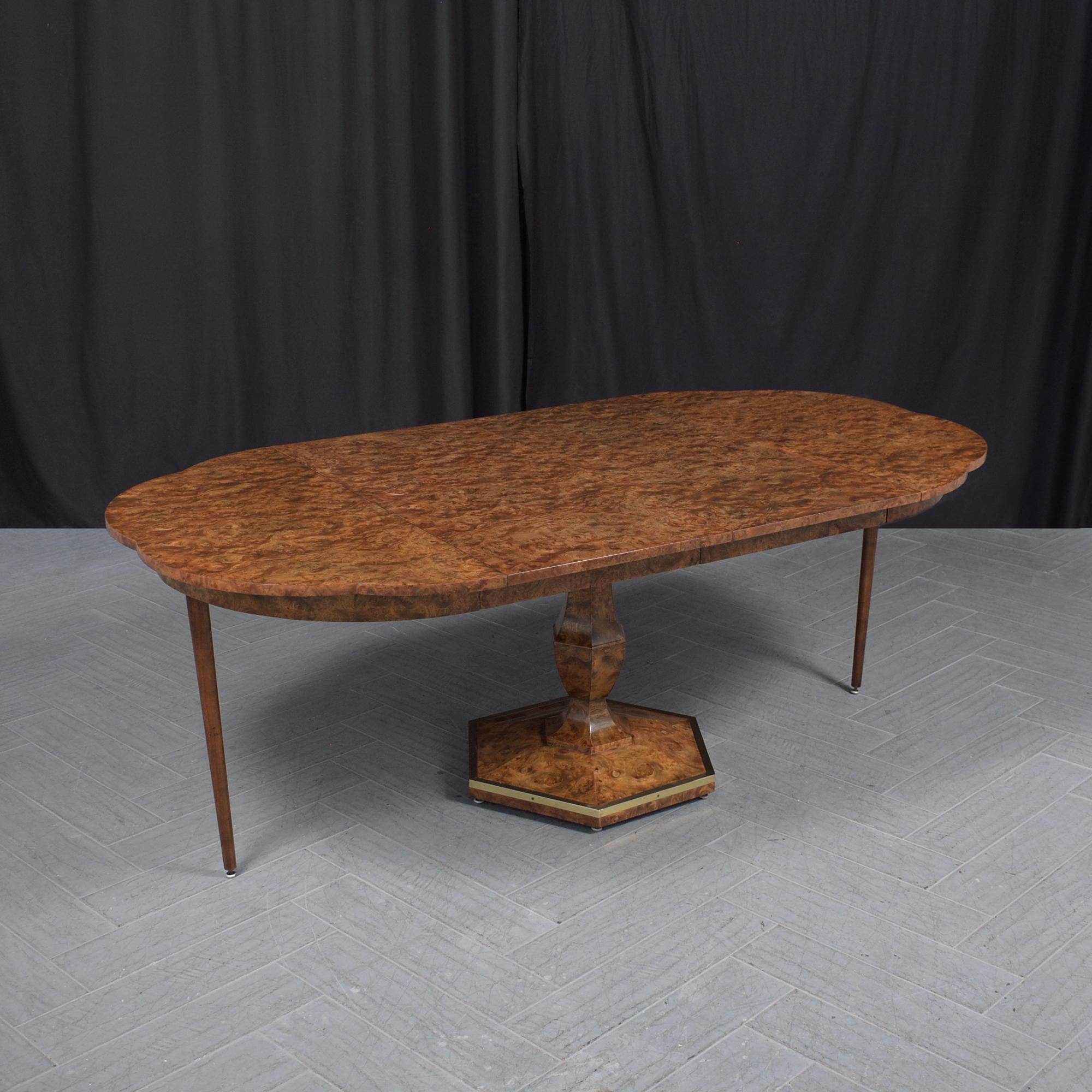 1960s Vintage Extendable Dining Table: Timeless Elegance & Craftsmanship For Sale 3