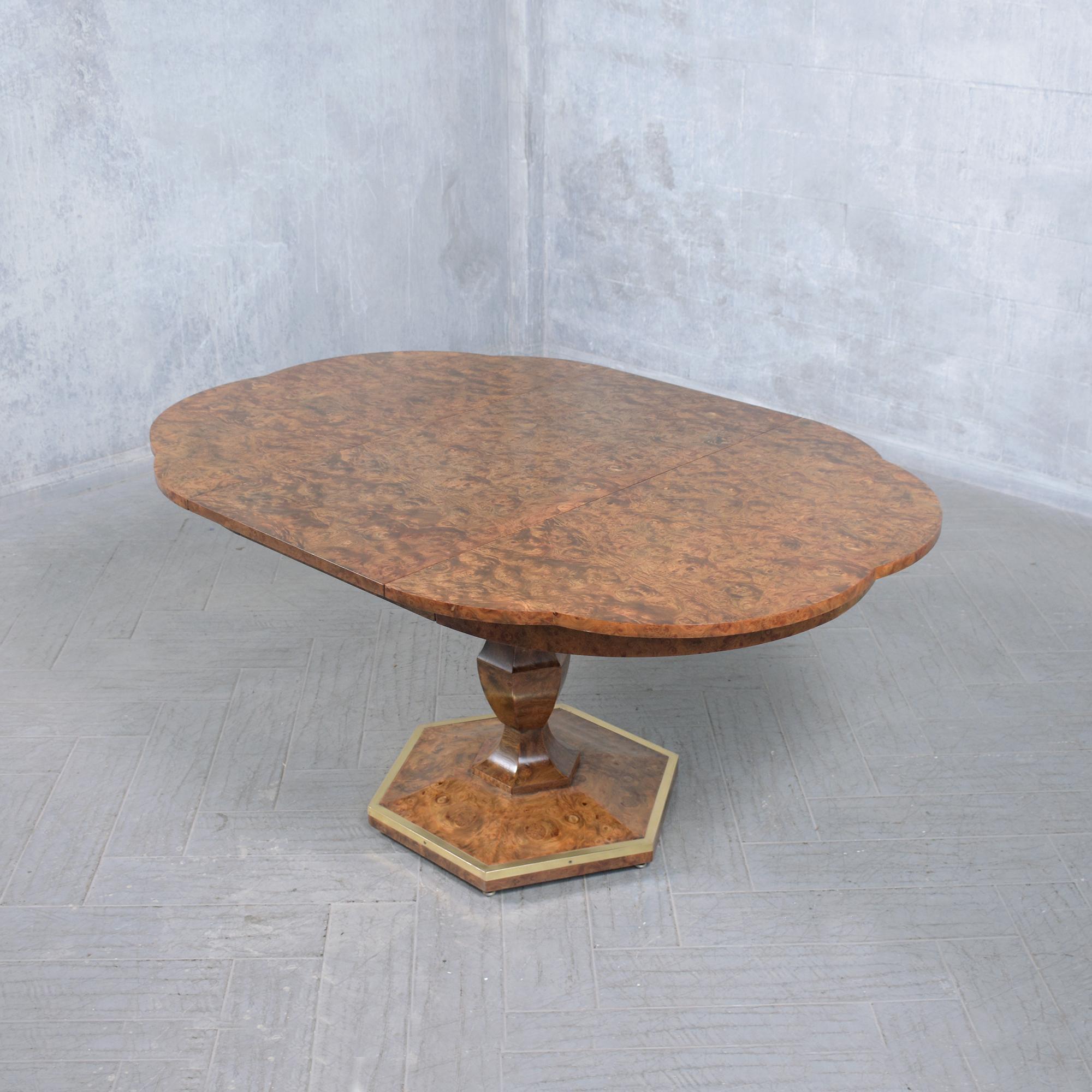 Mid-Century Modern 1960s Vintage Extendable Dining Table: Timeless Elegance & Craftsmanship For Sale