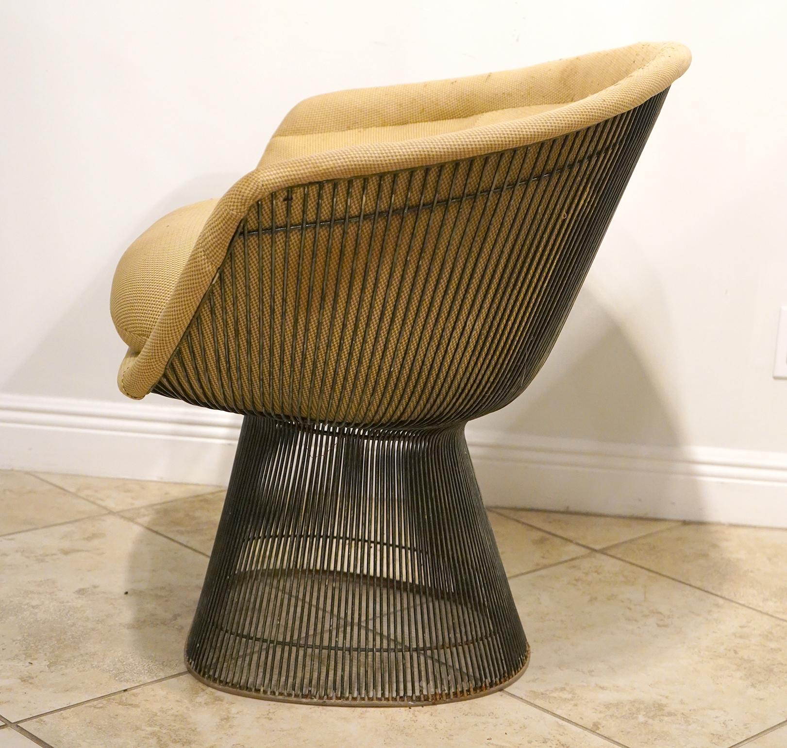 Vintage 1960s Warren Platner für Knoll Lounge Chair im Angebot 6
