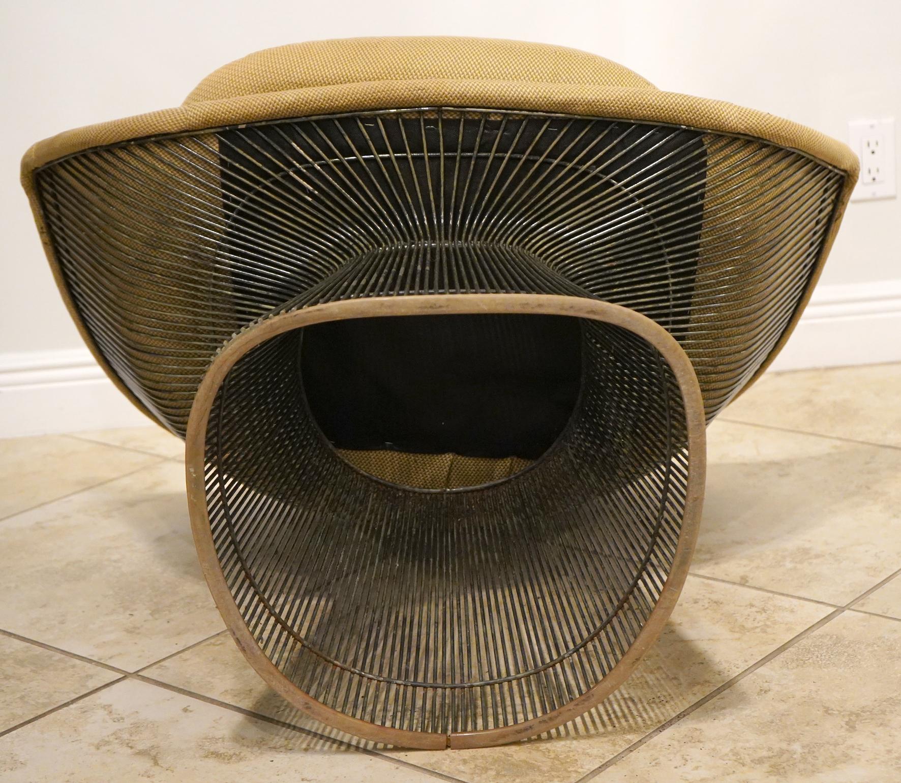 Vintage 1960s Warren Platner für Knoll Lounge Chair im Angebot 10