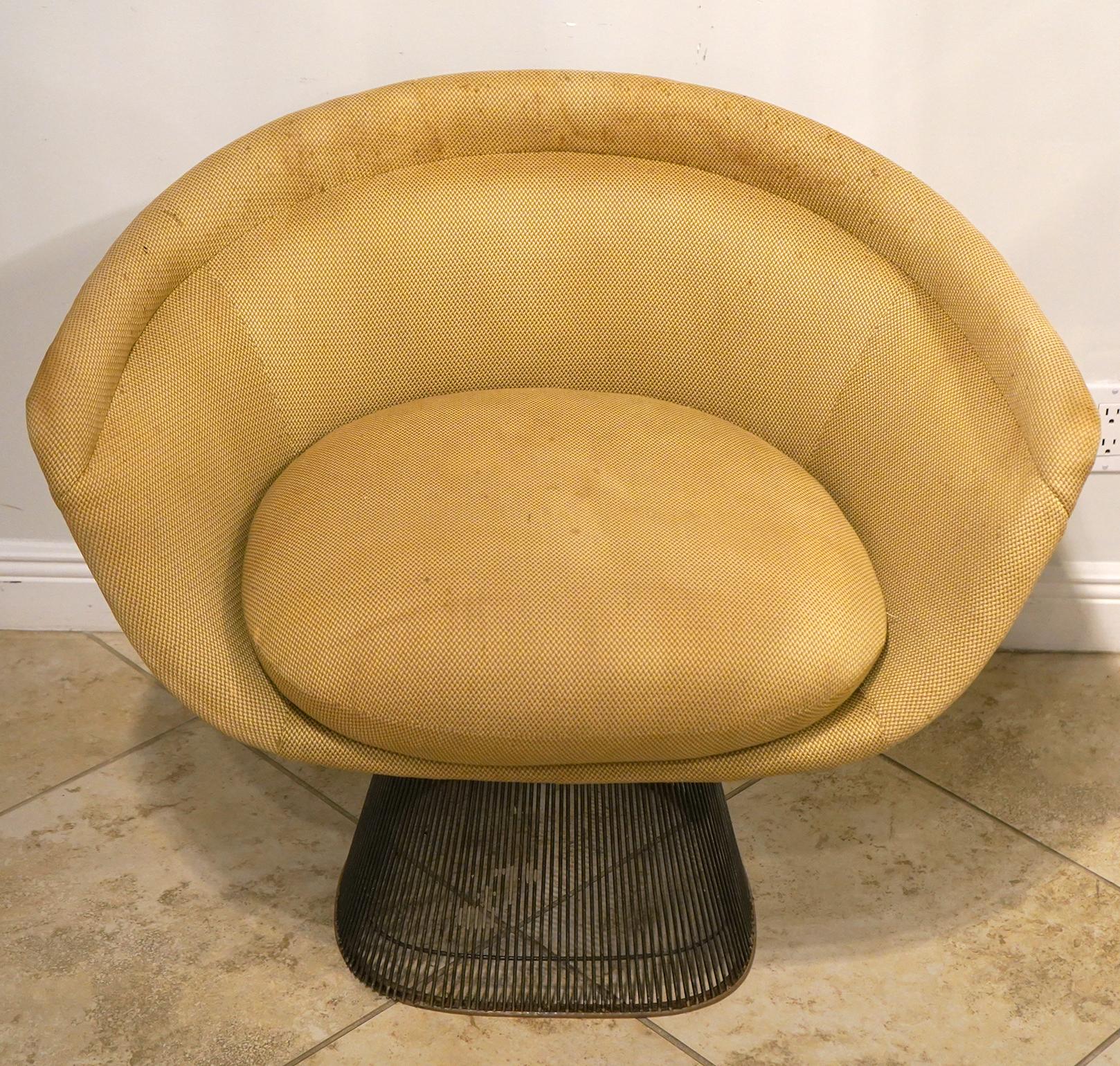 Vintage 1960s Warren Platner für Knoll Lounge Chair (20. Jahrhundert) im Angebot