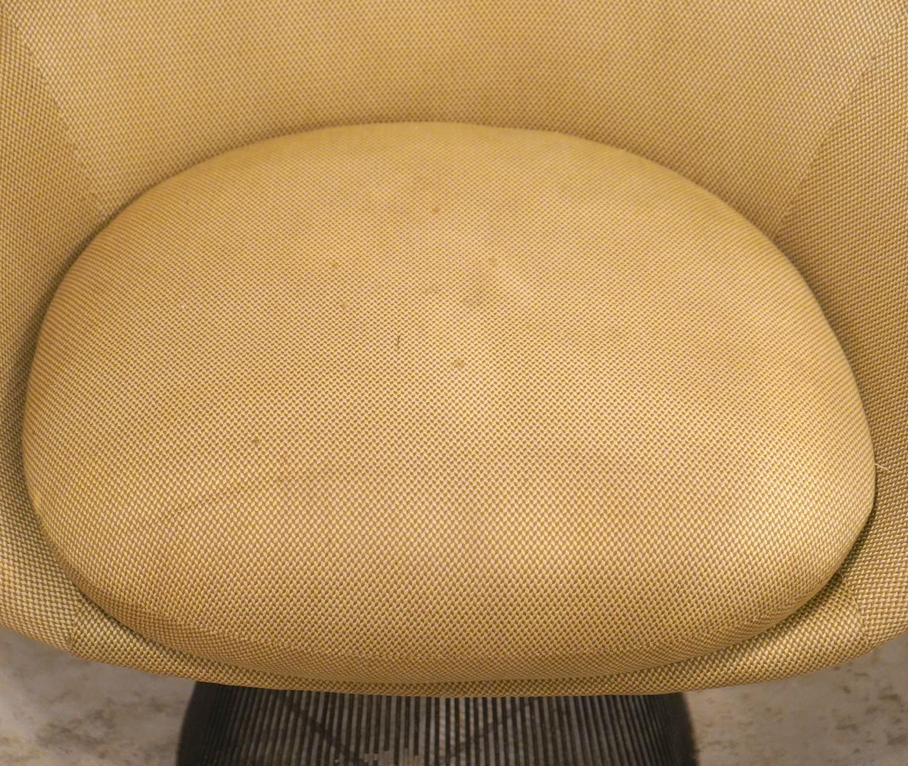 Vintage 1960s Warren Platner für Knoll Lounge Chair (Metall) im Angebot