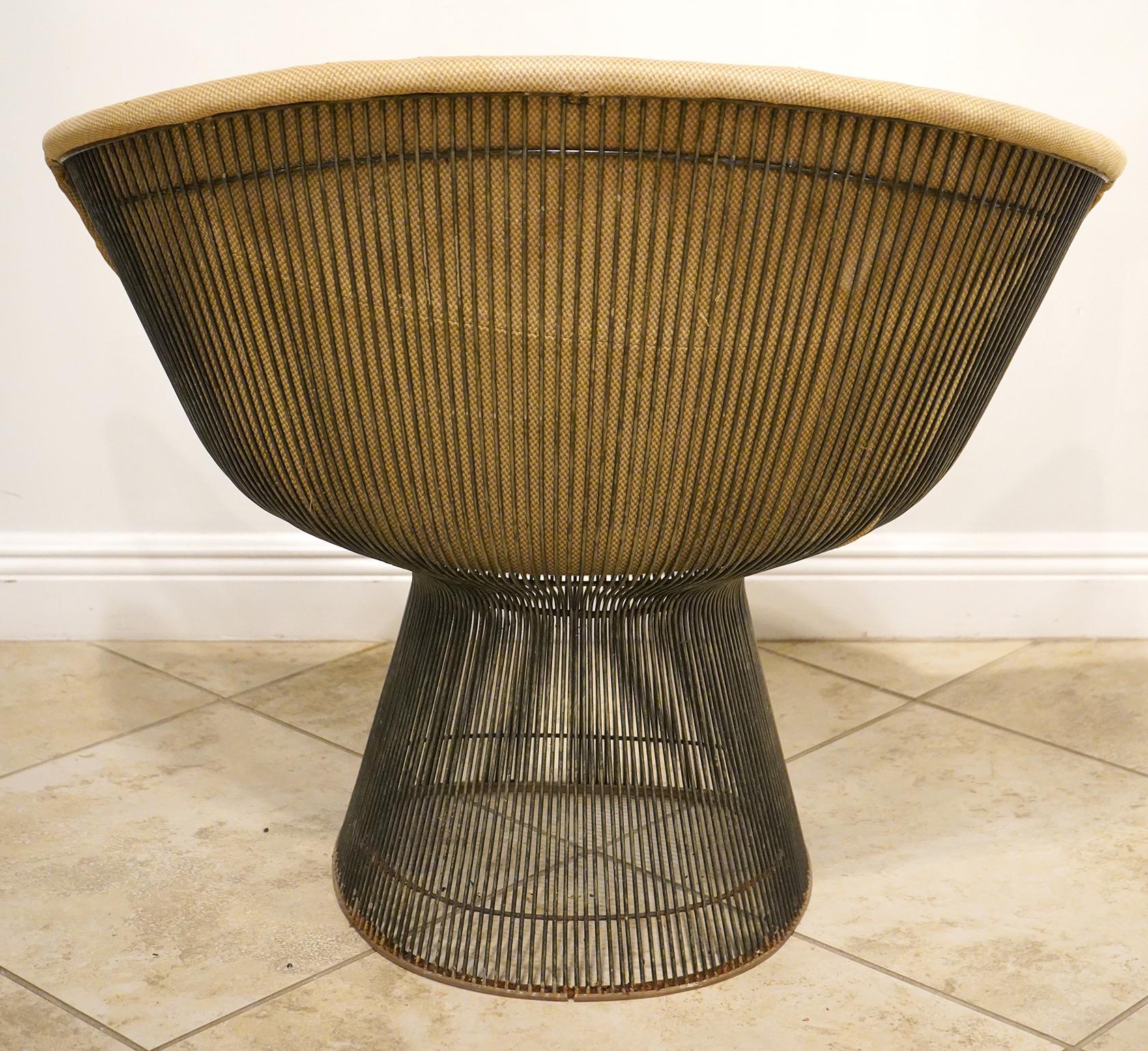 Vintage 1960s Warren Platner für Knoll Lounge Chair im Angebot 3