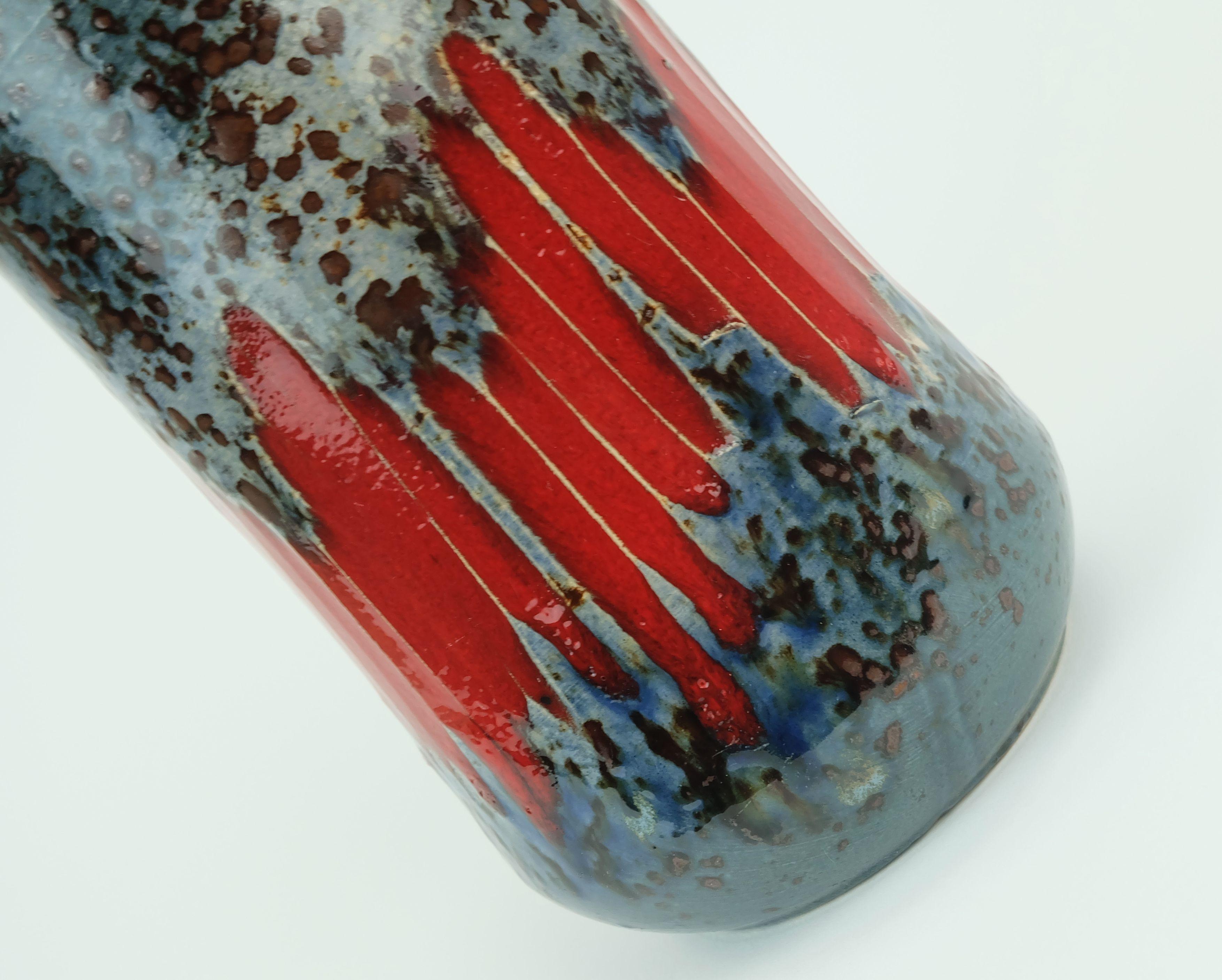 VASE scheurich d'Allemagne de l'Ouest des années 1960 avec décor de lora modèle 549-21 en vente 3