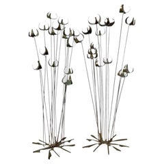 Vintage 1960s William Bowie Kinetic Sculpture - Set of 2