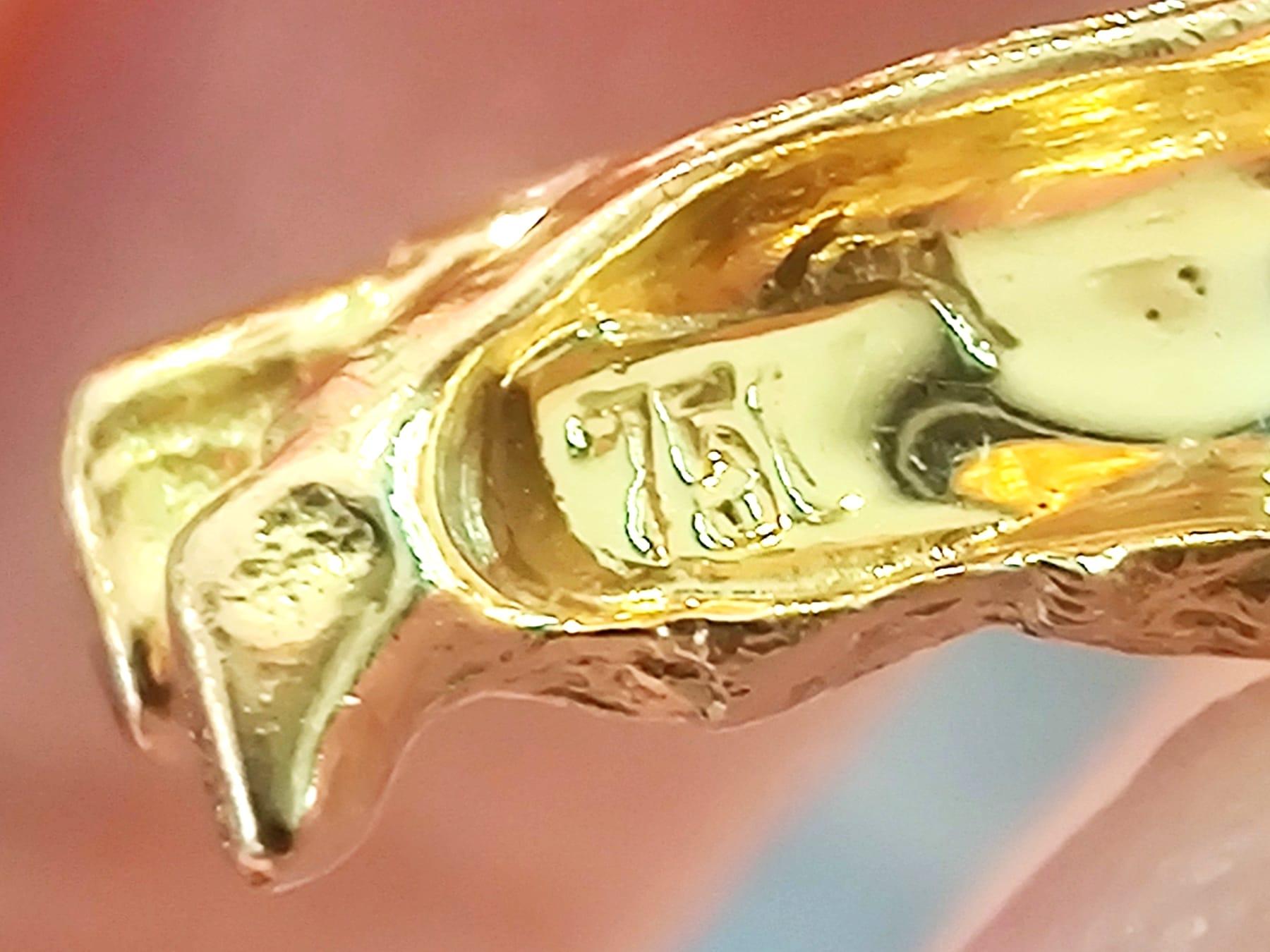Vintage 1960s Yellow Gold Poodle Brooch For Sale 1