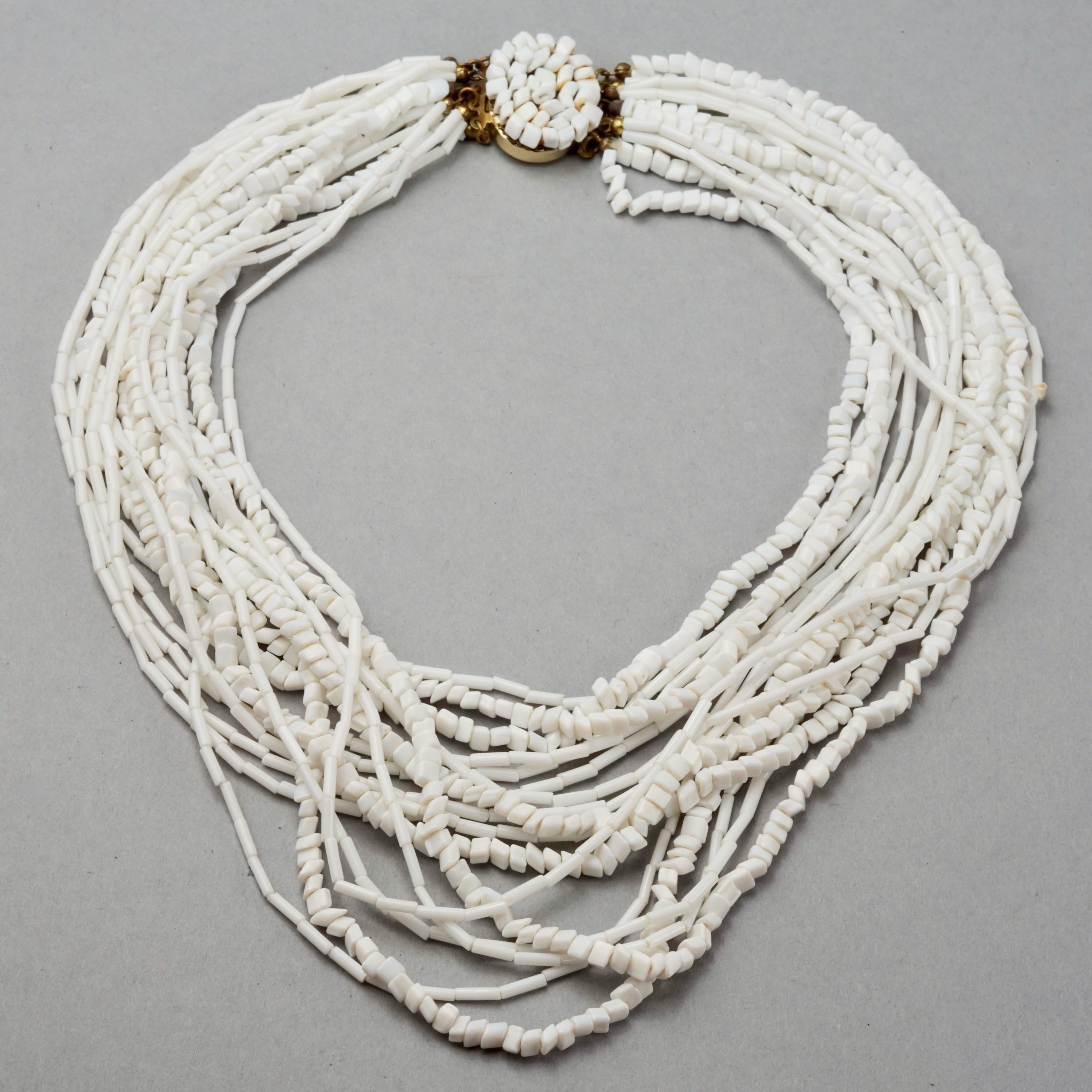 dior beaded necklace