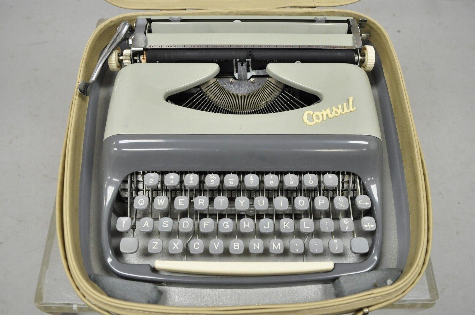 vintage portable typewriter