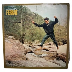 Vintage 1965 Jean Ferrat Barclay Vinyl Record - 33 RPM - French Chanson - 2Y145