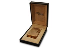 Vintage 1965 ST Dupont Paris Gold-Plated Lighter in Original Box