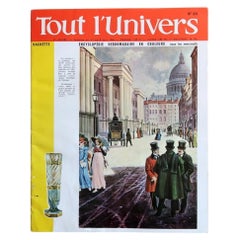 Vintage 1966 French Tout l'Univers Magazine — Hachette, Sainte-Chapelle 2C188