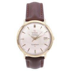 Vintage 1966 Omega Constellation Gold Cap Automatic Watch Ref. 168.004