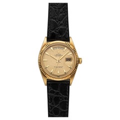 Vintage 1966 Rolex Day-Date 1803 18K YG Champagne Claw Dial Automatic 36mm