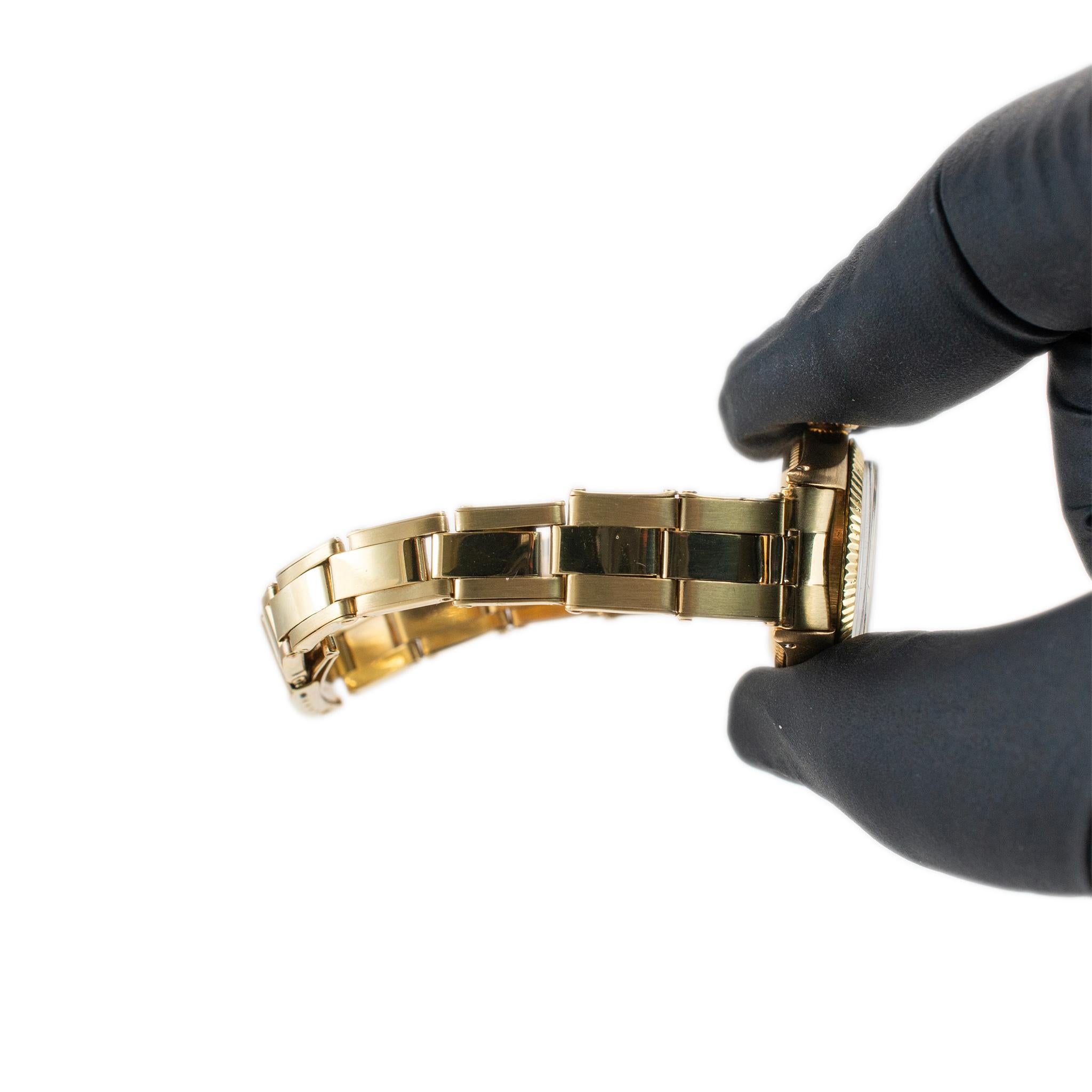 Vintage 1966 Rolex Oyster Perpetual 24MM 6615 Oyster 14K Yellow Gold Watch 3