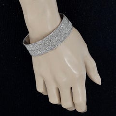 Vintage 1967 CHRISTIAN DIOR Mesh Silver Bracelet