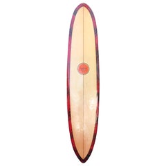 Vintage 1968 Bahne La Jolla Longboard Surfboard