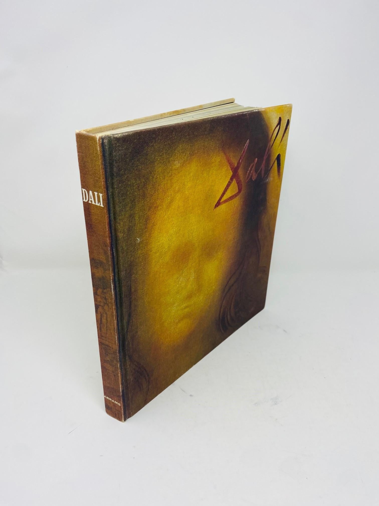 French Vintage 1968 Edition Dali de Draeger by Max Gerard Book Art Table Book