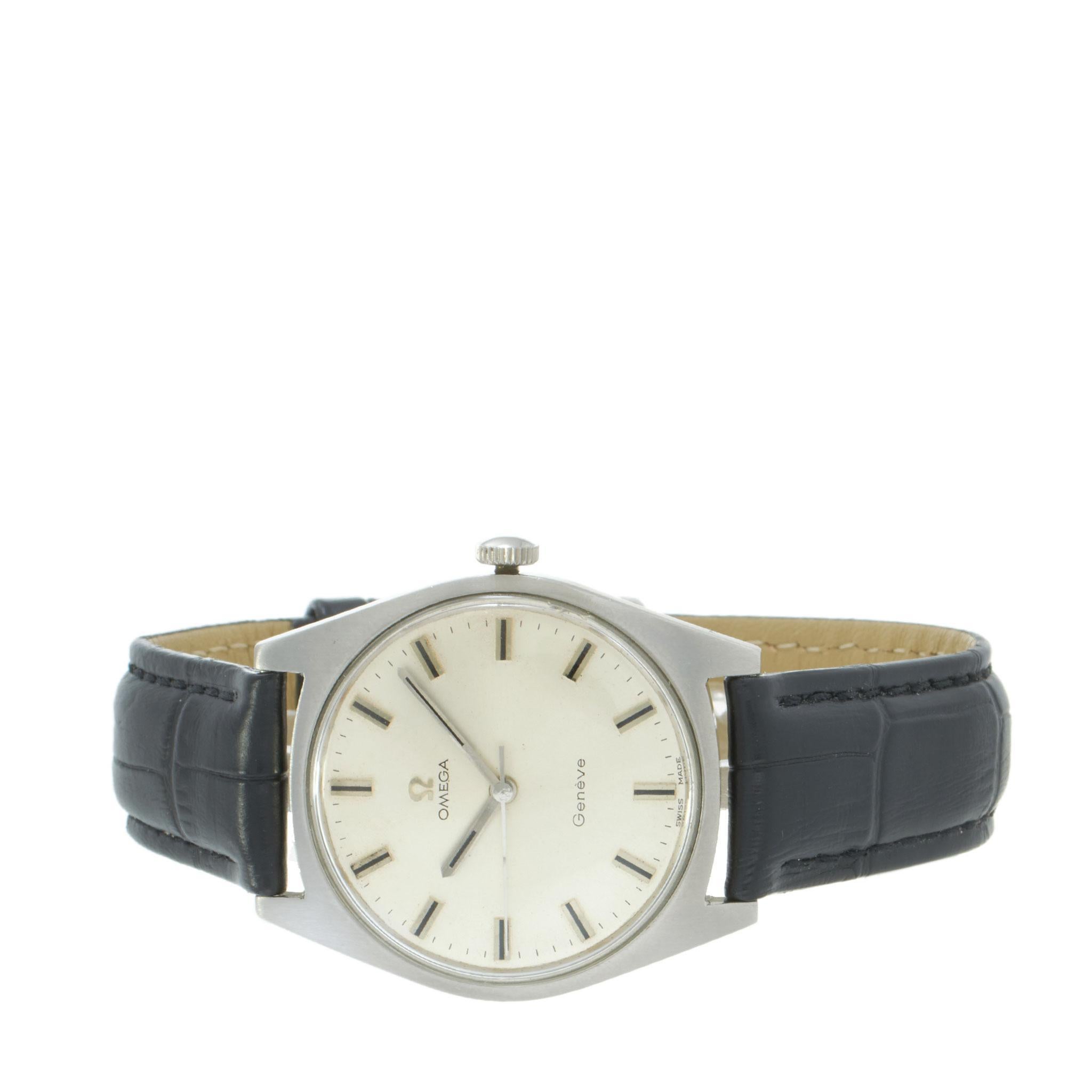Femenino o masculino Vintage 1968 Omega Genève Ref. 135.041 - Viento manual Cal. 601 en venta