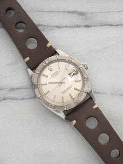 Vintage 1968 Rolex Datejust 1625 Stainless Steel Silver Dial Auto 36mm