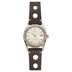 Vintage 1968 Rolex Datejust 1625 Stainless Steel Silver Dial Auto 36mm