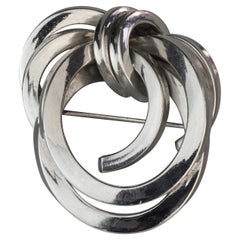 Vintage 1969 CHRISTIAN DIOR Iconic French Bow Oval Brooch