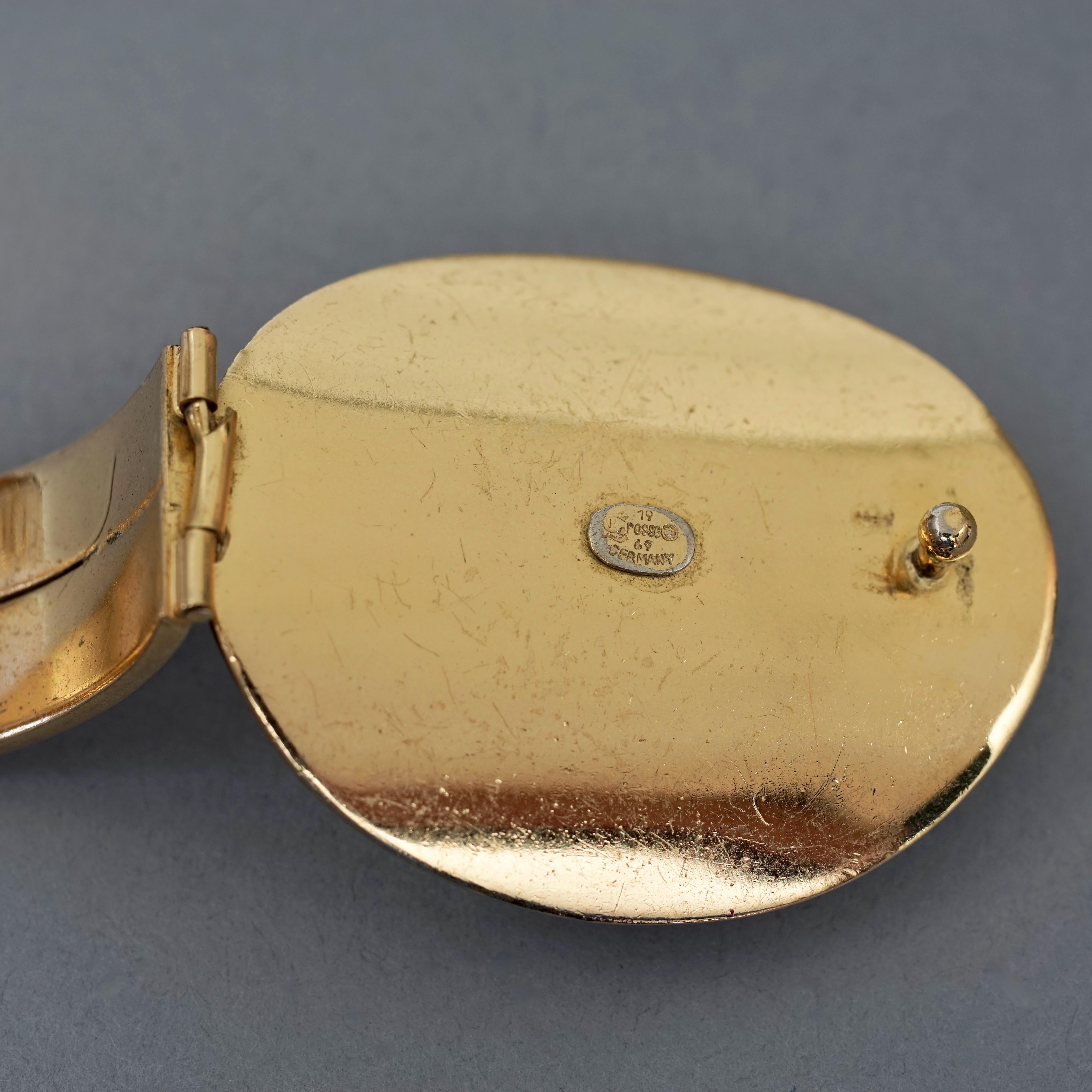 Vintage 1969 GROSSE GERMANY (DIOR Designer) Modernist Cuff Bracelet For Sale 2