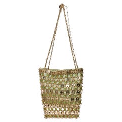 Vintage 1969 Paco Rabanne Gold Nano Umhängetasche Vintage 1969 Paco Rabanne Gold Nano Umhängetasche