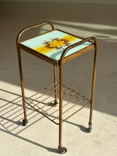 Vintage 1970 Abraham Palatnik Serving Table, Brazilian Craftsmanship