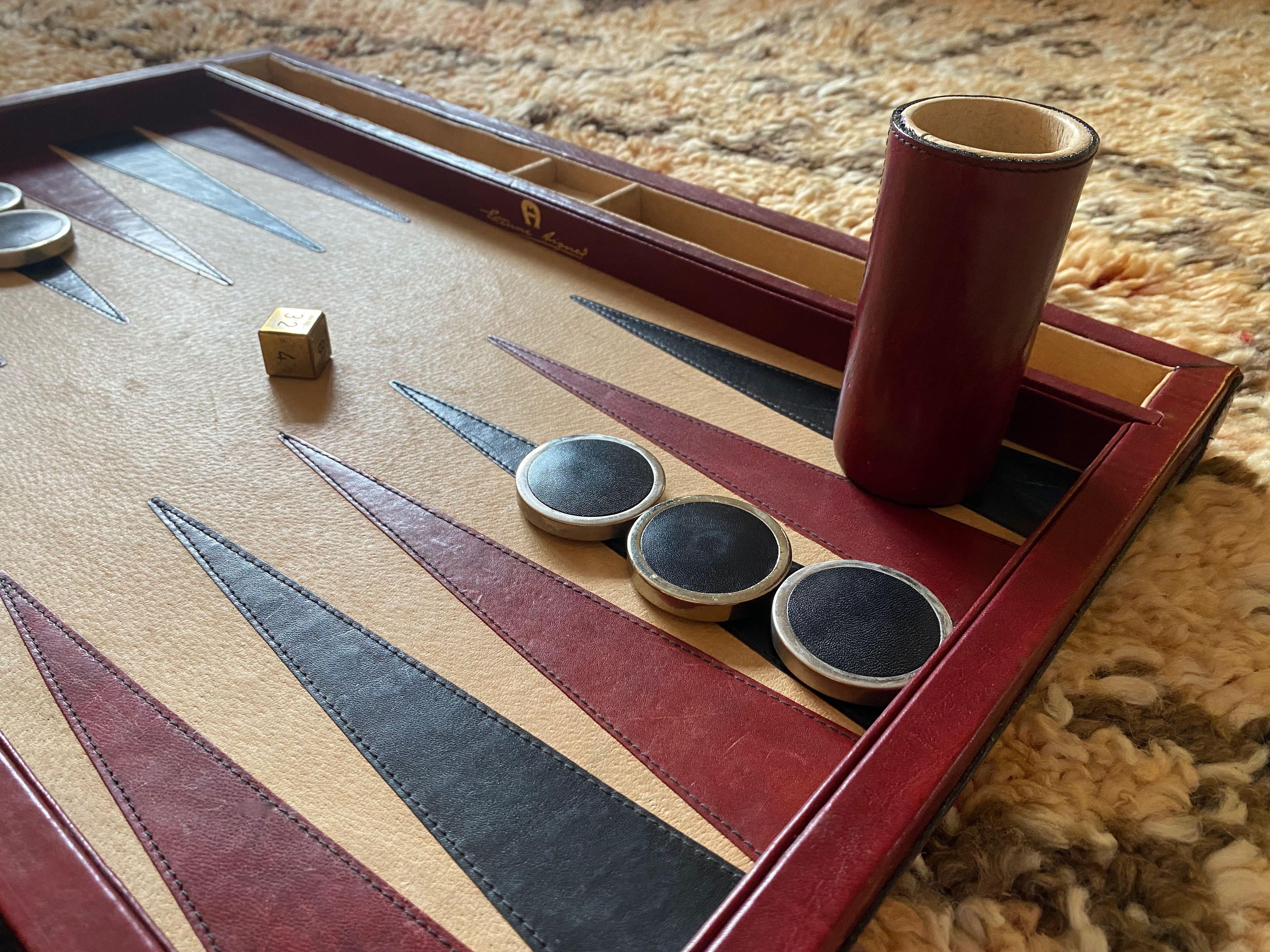 vintage backgammon set