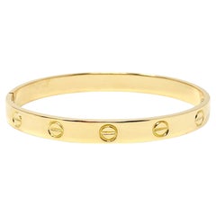 Cartier Bracelet jonc vintage Aldo Cipullo Love en or jaune 18 carats, 1970