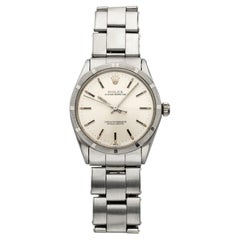 Vintage 1970 Rolex Oyster Perpetual 1007 Stainless Steel Silver Dial Auto 34mm