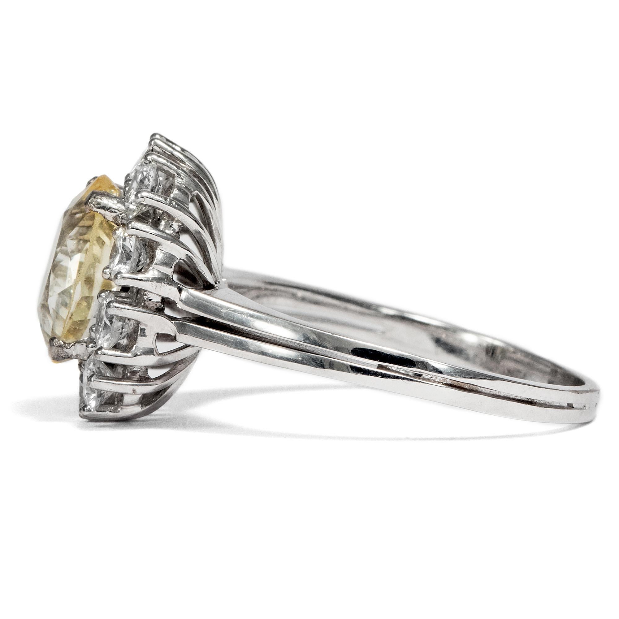 3.8 carat diamond ring
